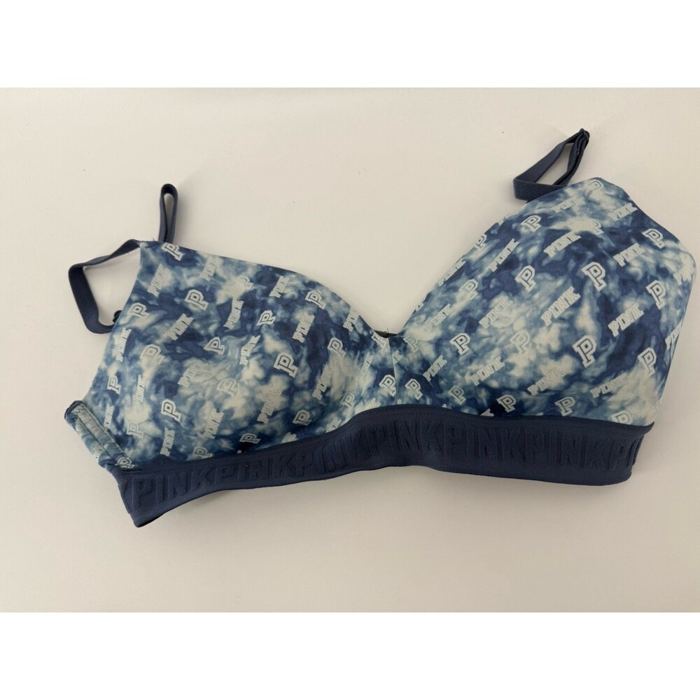 Pink Victoria’s Secret Wear Wireless Everywhere Push-up Bra Size 36C